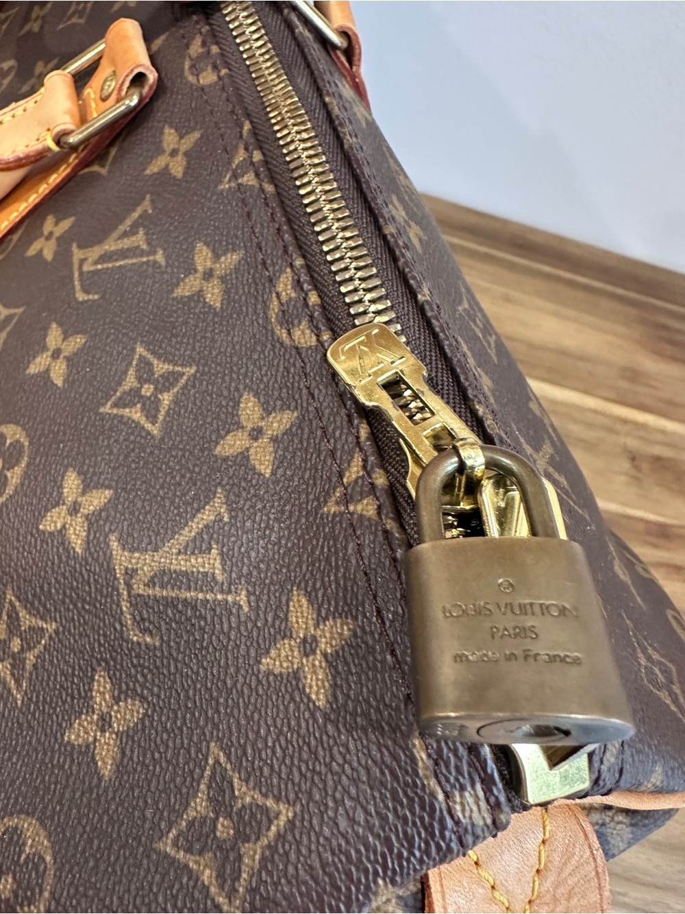 Louis Vuitton Brown Monogram Keepall 50 Travel Bag - Picture 13 of 16